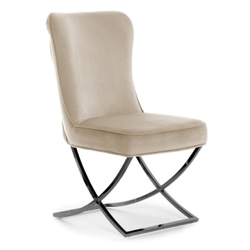 Krzesło Figgi I - Kolor Do Wyboru, Czarna Noga 54x69x97cm