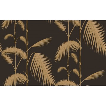 Tapeta Cole and Son Palm Leaves Gold/Charcoal