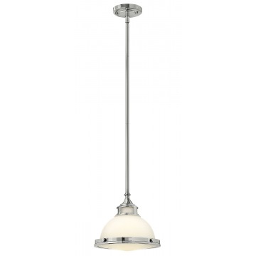 Lampa Sufitowa, Wisząca Manhattan S Chrom, Biały 30x30x25cm