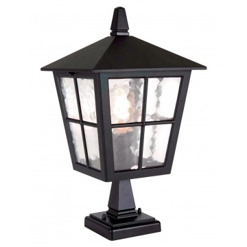 Lampa Zewnętrzna, Stojąca Edington Czarna 21,5x38cm