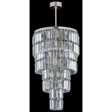 Lampa Sufitowa, Żyrandol Lucille X Kryształ, Różne Kolory Stelażu 35x35x85cm