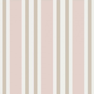 Tapeta Cole and Son Polo Stripe White/Pink/Beige