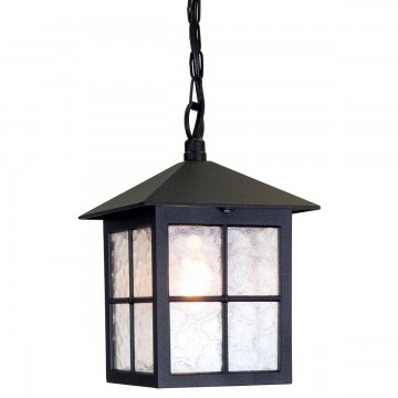 Lampa Zewnętrzna, Wisząca Windsor Czarna 18,5x28,5cm