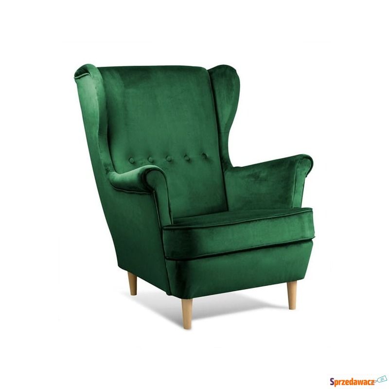 Fotel Vikki Zielony, kolor nóg do wyboru 103x96x85cm - Sofy, fotele, komplety... - Zamość
