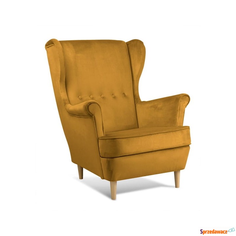 Fotel Vikki Miodowy, kolor nóg do wyboru 103x96x85cm - Sofy, fotele, komplety... - Zielona Góra