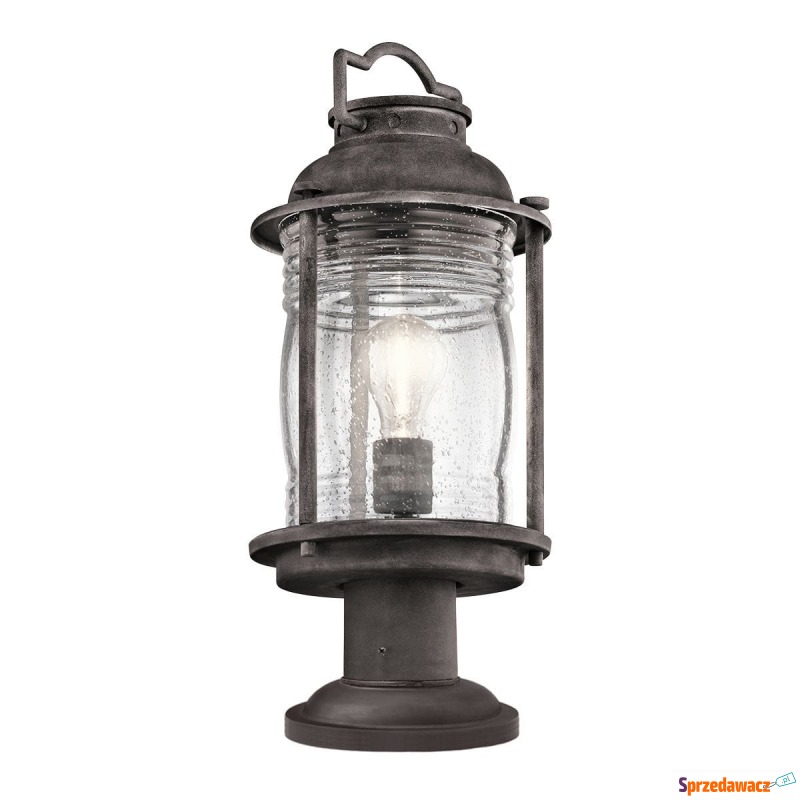 Lampa Zewnętrzna Stojąca Ashmore Cynk 19,3x47cm - Lampy - Bytom