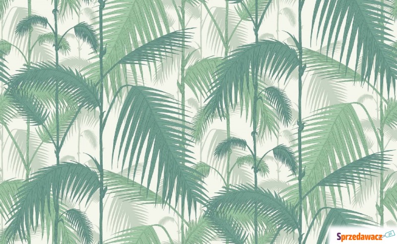 Tapeta Cole and Son Palm Jungle Emerald/White - Tapety, naklejki ści... - Kalisz
