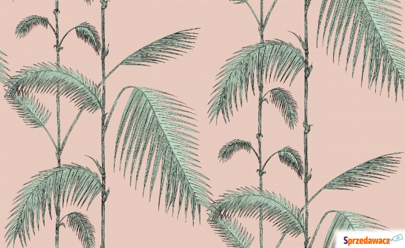 Tapeta Cole and Son Palm Leaves Mint/Pink - Tapety, naklejki ści... - Kraśnik