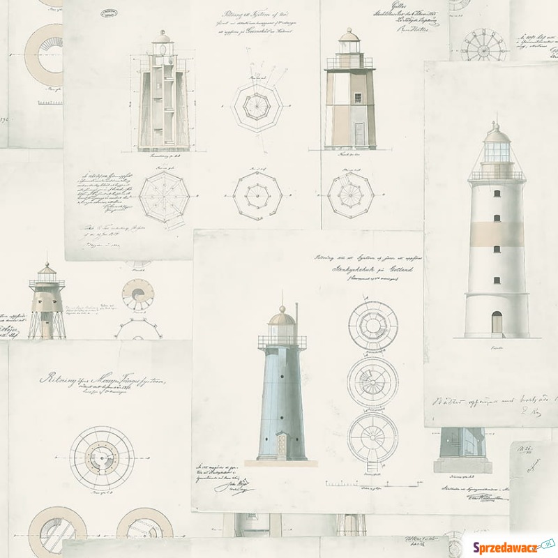 Tapeta Marstrand II Lighthouse - Tapety, naklejki ści... - Płock