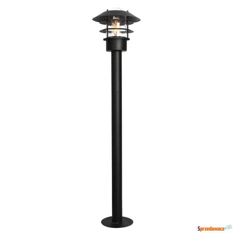 Lampa Stojąca Zewnętrzna Herald XL Czarna 22x100cm - Lampy - Działdowo