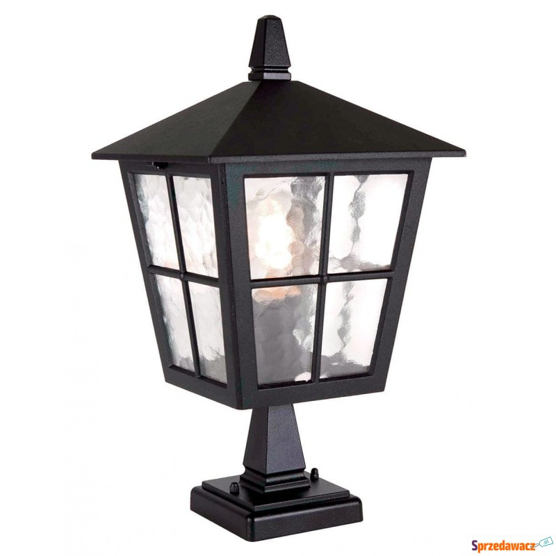 Lampa Zewnętrzna, Stojąca Edington Czarna 21,5x38cm - Lampy - Toruń
