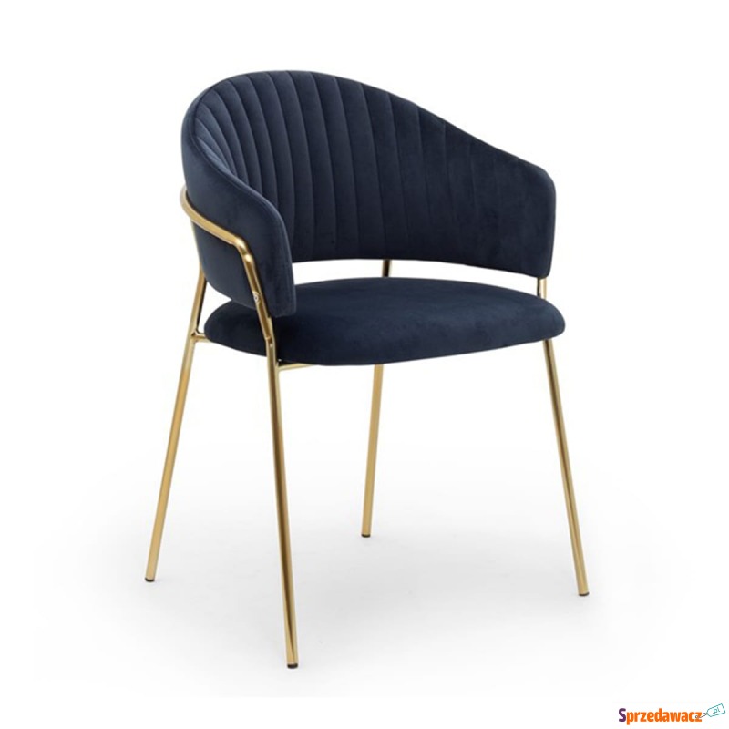 Krzesło Lilas - Kolor Niebieski 58x55x80cm - Krzesła kuchenne - Dąbrowa Górnicza