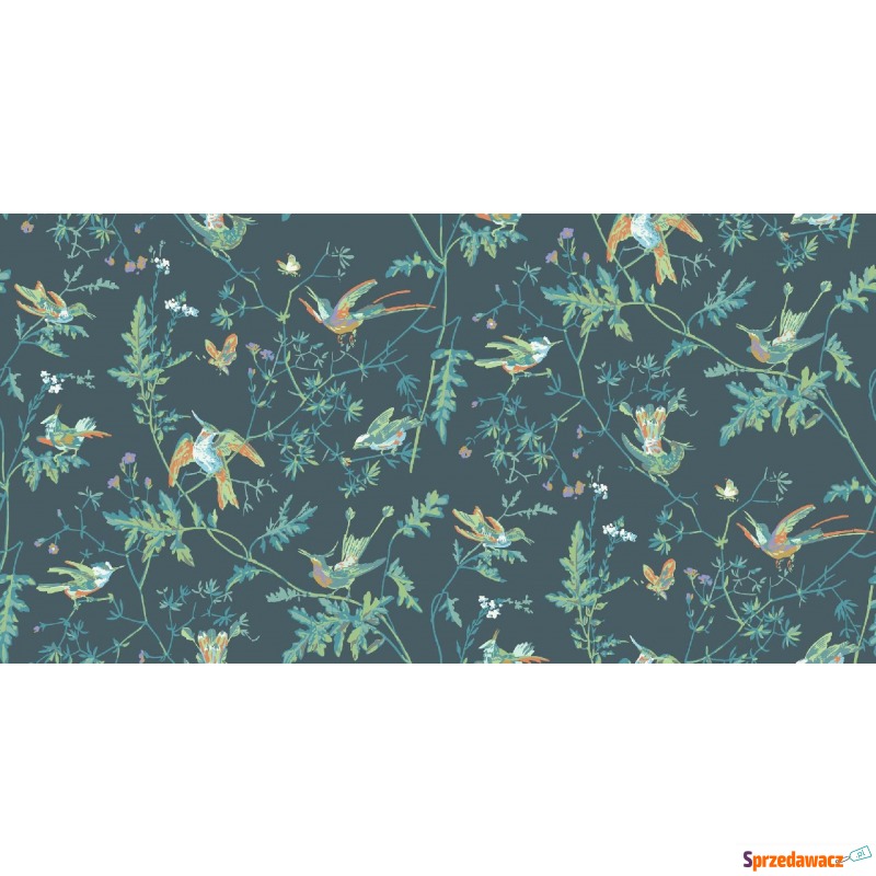 Tapeta Cole and Son Hummingbirds Navy/Multi colour - Tapety, naklejki ści... - Lubin