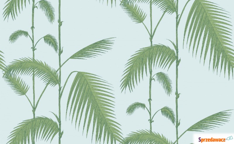 Tapeta Cole and Son Palm Leaves Green/Sky Blue - Tapety, naklejki ści... - Olsztyn