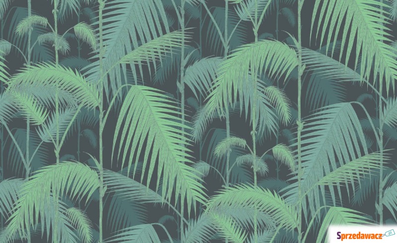 Tapeta Cole and Son Palm Jungle Emerald/Navy - Tapety, naklejki ści... - Głogów