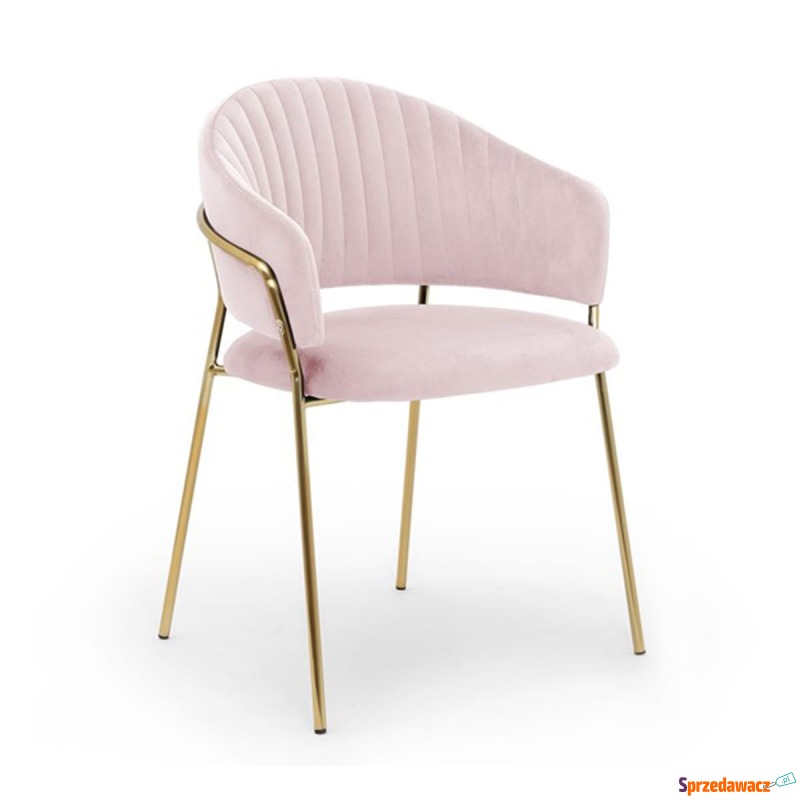 Krzesło Lilas - Kolor Różowy 58x55x80cm - Krzesła kuchenne - Wieluń