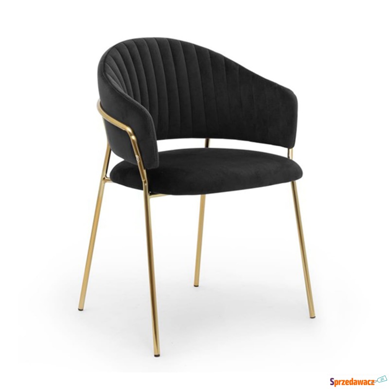 Krzesło Lilas - Kolor Czarny 58x55x80cm - Krzesła kuchenne - Białystok