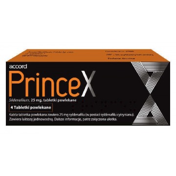 Princex 25mg x 4 tabletki