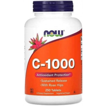 Vitamin c-1000 sustained release z dziką różą x 250 tabletek