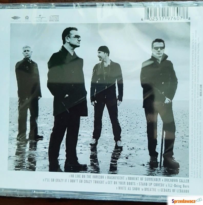 Sprzedam rewelacyjny Album CD -zespołu U2 Nowy... - Płyty, kasety - Katowice