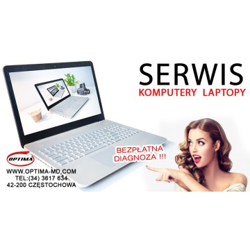 Naprawa komputera Częstochowa - serwis laptopów Hp Lenovo Acer Asus Dell MSI - Darmowa Wycena !