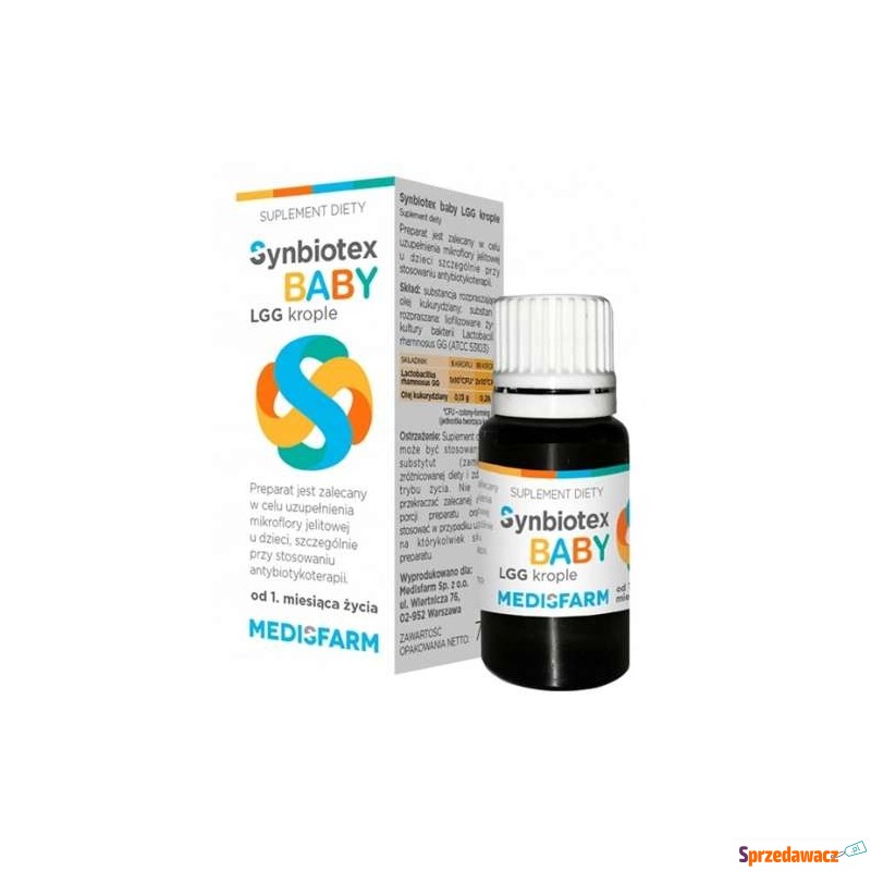 Synbiotex baby lgg 7ml - Witaminy i suplementy - Będzin