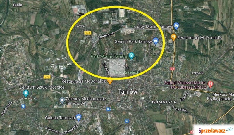 Działka inwestycyjna Tarnów sprzedam, pow. 16 000 m2  (1.6ha)