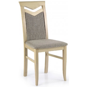 Tapicerowane krzesło skandynawskie Eric - dąb sonoma