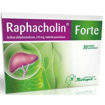 Raphacholin forte x 30 tabletek powlekanych