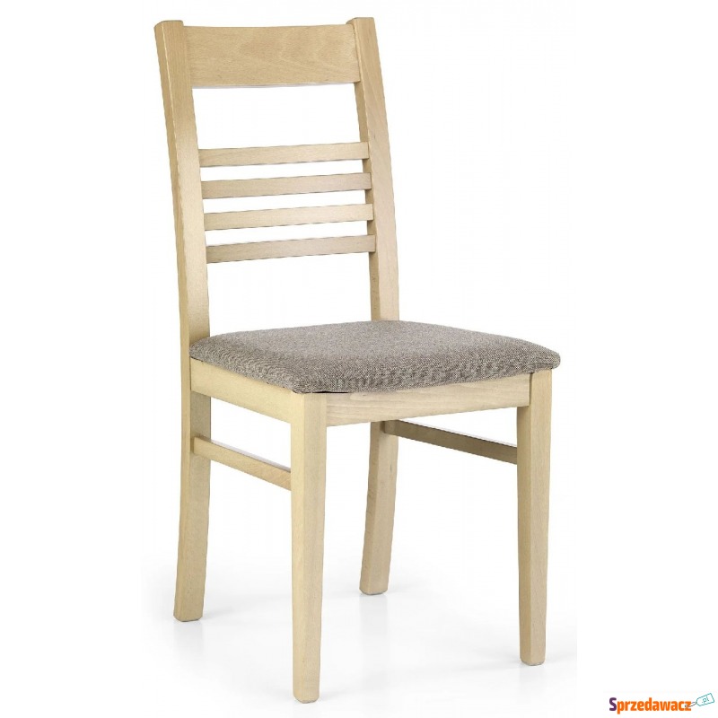 Krzesło drewniane Umer - dąb sonoma - Krzesła do salonu i jadalni - Płock