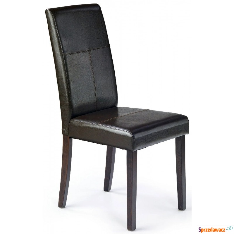 Krzesło tapicerowane Corel - brązowe - Krzesła do salonu i jadalni - Wrocław