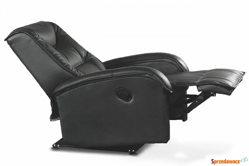 Fotel wypoczynkowy rozkładany Difter - czarny - Krzesła do salonu i jadalni - Szczecinek