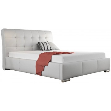 Łóżko z pojemnikiem na pościel Tibis 2X 160x200 - 44 kolory