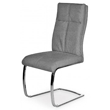 Krzesło tapicerowane Gerdan 2X - popielate