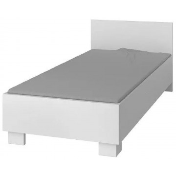 Pojedyncze łóżko jednoosobowe bez pojemnika Florentino 15X - białe