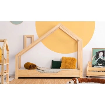 Drewniane łóżko dziecięce domek Lumo 3X - 23 rozmiary