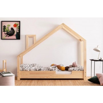 Drewniane łóżko dziecięce domek Lumo 4X - 23 rozmiary