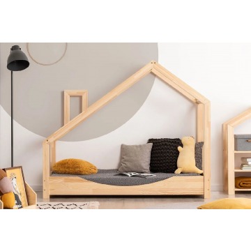 Drewniane łóżko dziecięce domek Lumo 6X - 23 rozmiary
