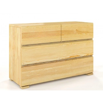 Komoda drewniana z szufladami Verlos 3S - Sosna