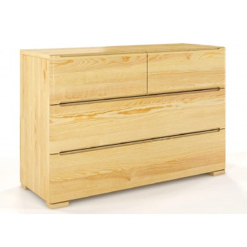 Komoda drewniana z szufladami Ventos 3S - Sosna