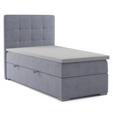 Pojedyncze łóżko boxspring Nubis 90x200 - 58 kolorów