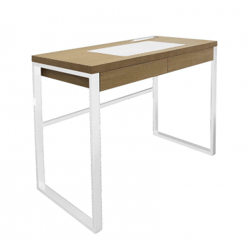 Skandynawskie biurko Arso - białe