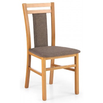 Krzesło drewniane tapicerowane Thomas - olcha