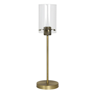 Szklana lampa stołowa Villo - złota