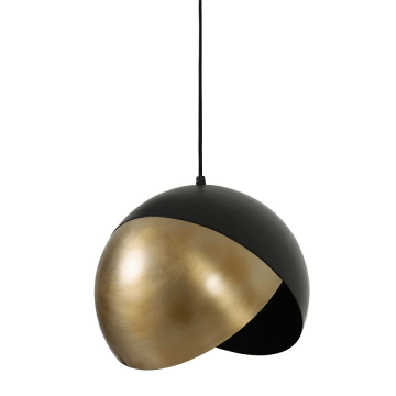 Glamour lampa wisząca Perselia 20 cm - złota