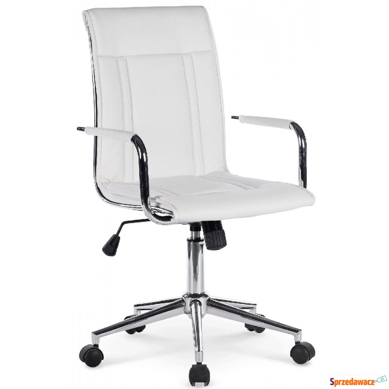 Fotel obrotowy Lenton - biały - Krzesła biurowe - Sosnowiec