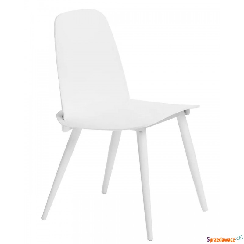 Minimalistyczne krzesło Ollo - białe - Krzesła kuchenne - Jastrzębie-Zdrój