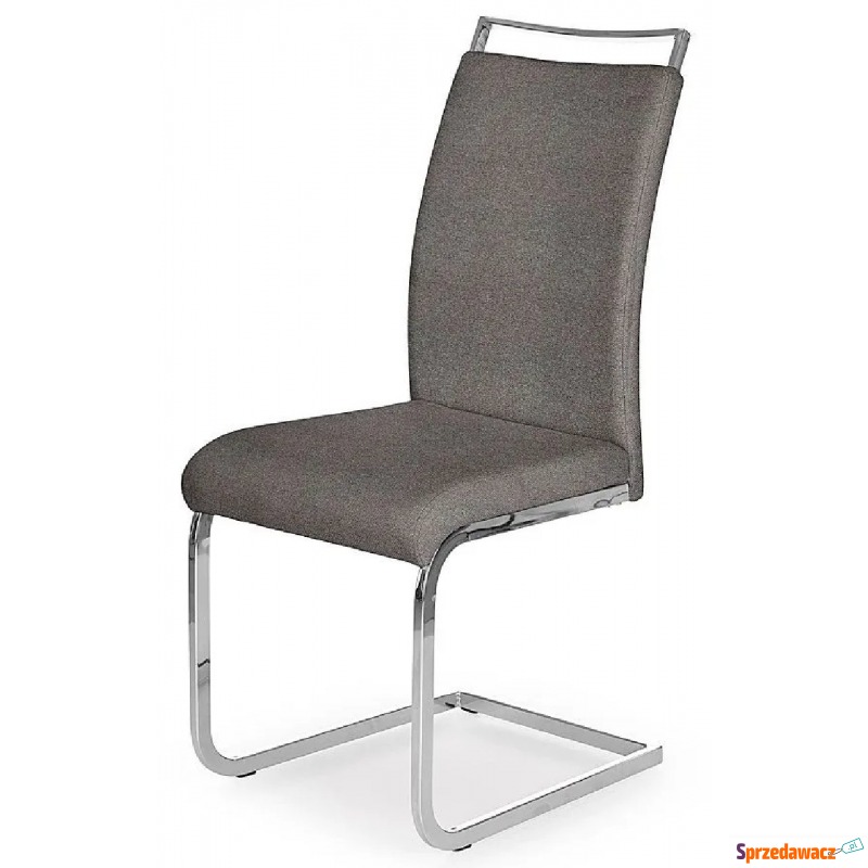 Krzesło tapicerowane Hader 2X - popielate - Krzesła do salonu i jadalni - Bytom