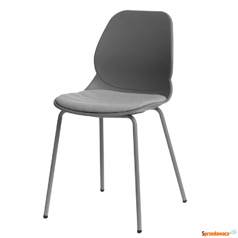 Wygodne krzesło Effi 2X - szare - Krzesła do salonu i jadalni - Orpiszew