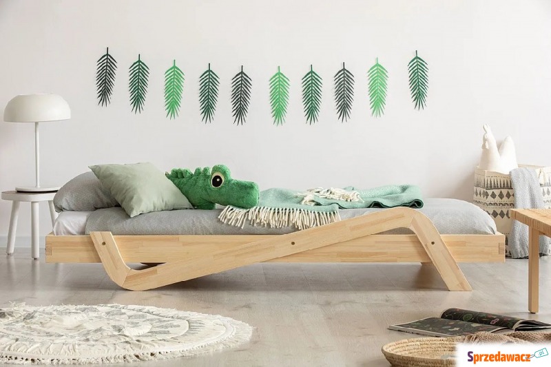 Drewniane łóżko dziecięce Miko 2X - 24 rozmiary - Meble dla dzieci - Elbląg